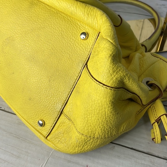 Kate Spade Yellow Satchel Shoulder Bag - Picture 9 of 14
